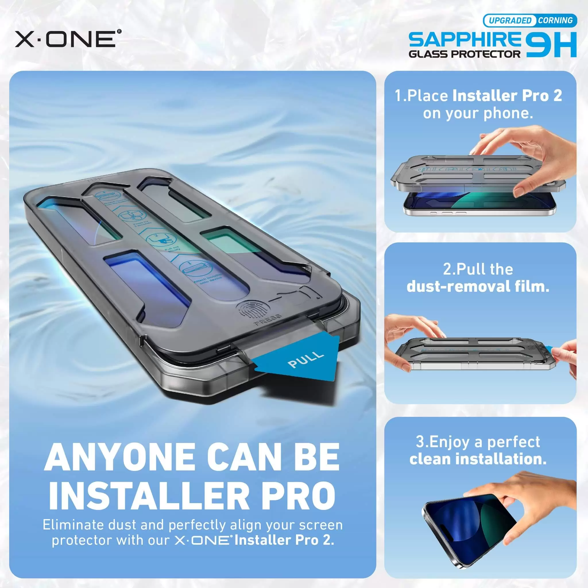Upgraded Corning 9H Sapphire Glass Screen Protector
