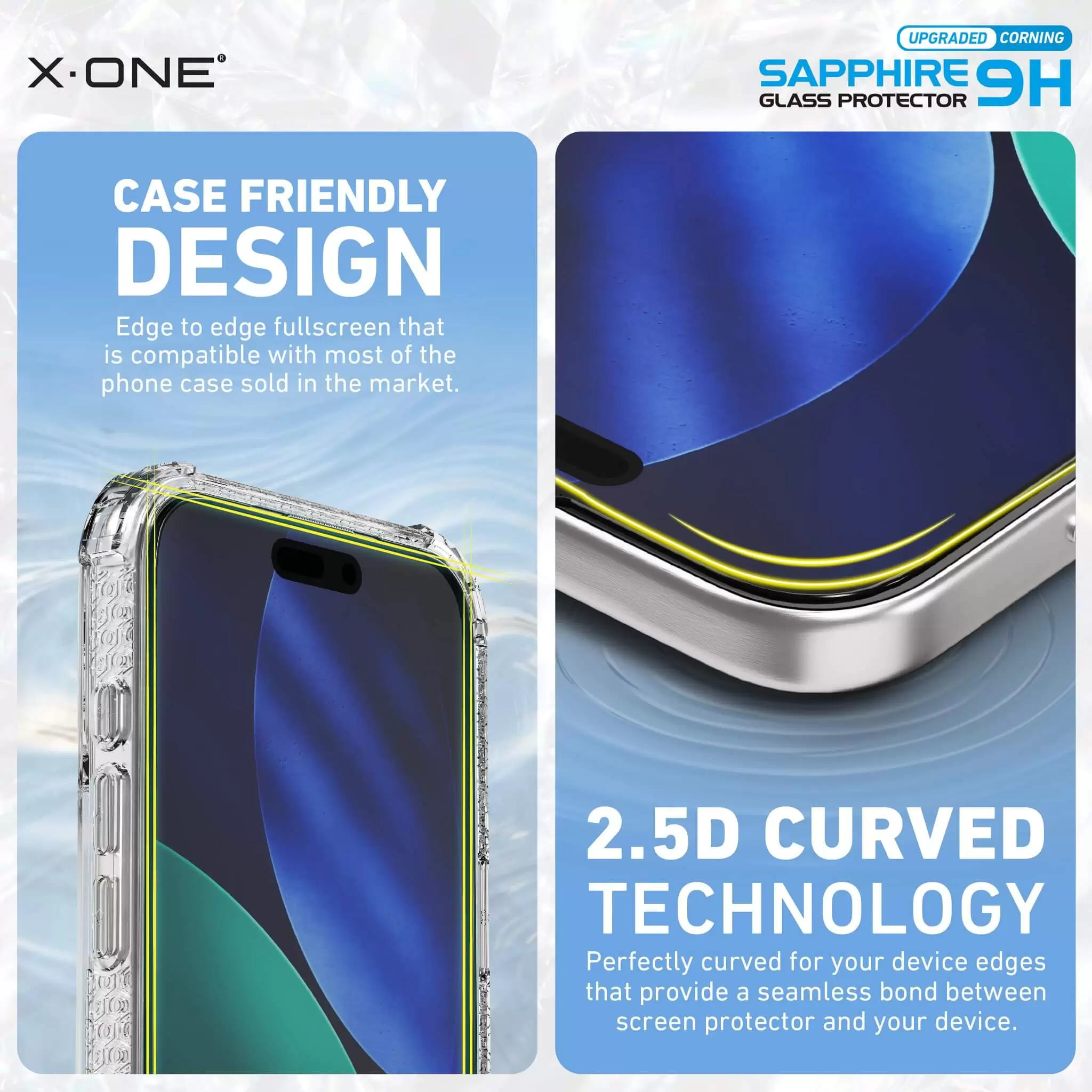 Upgraded Corning 9H Sapphire Glass Screen Protector