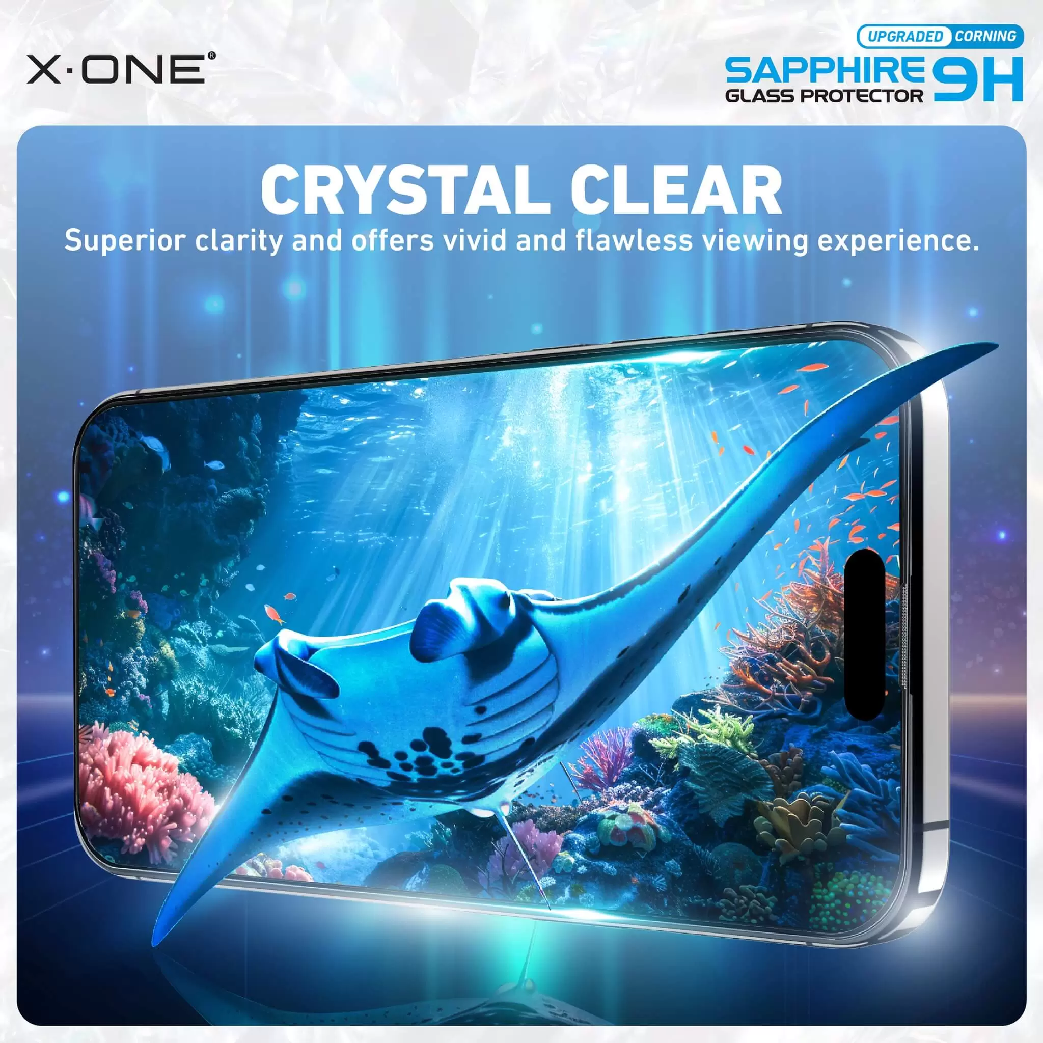 Upgraded Corning 9H Sapphire Glass Screen Protector