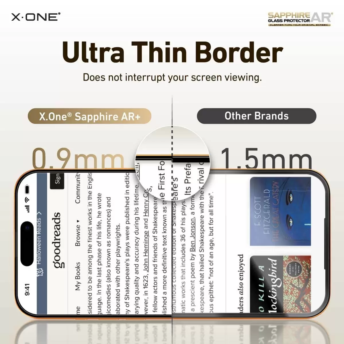 Sapphire AR+ Tempered Glass Screen Protector