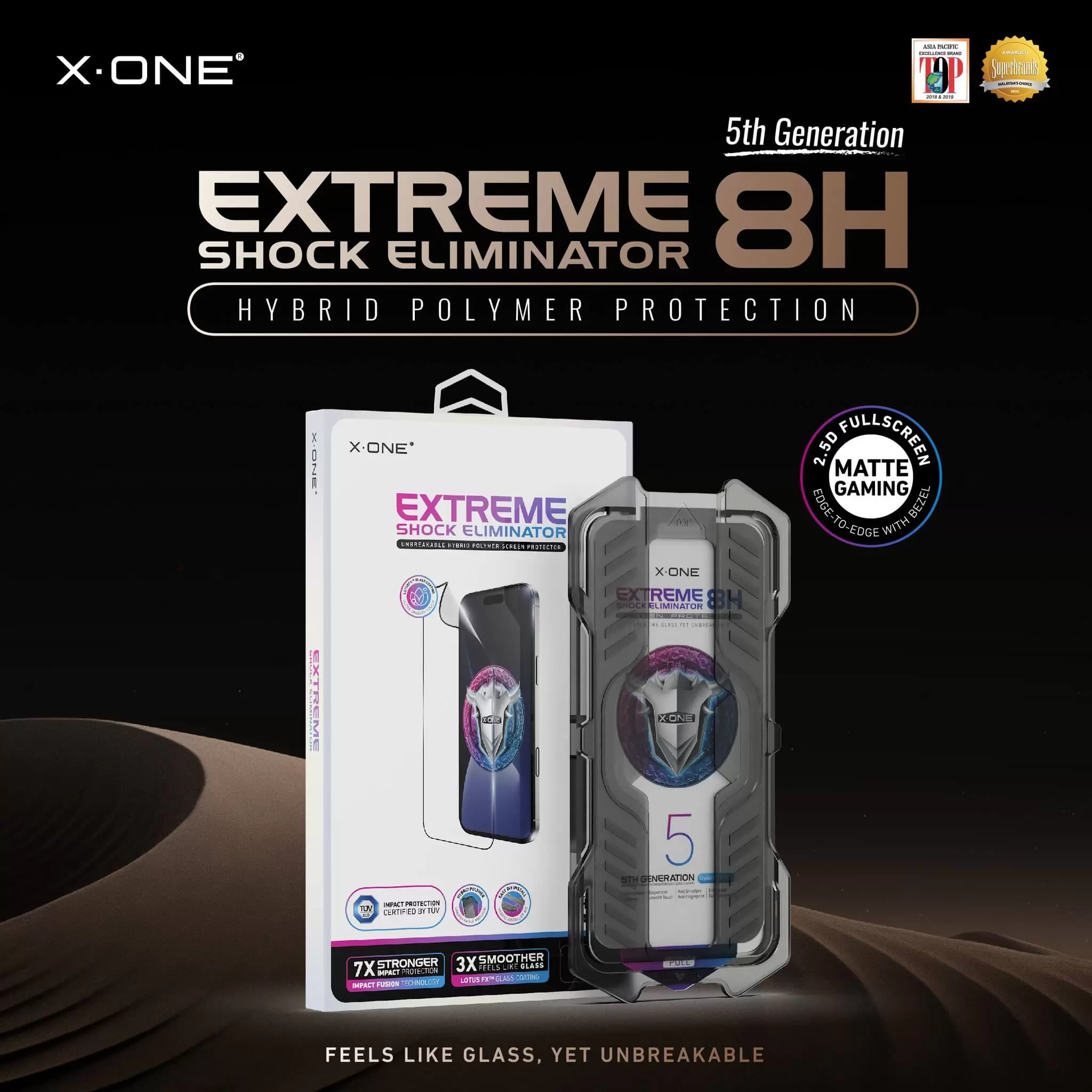 Extreme Shock Eliminator 8H with installer kit - Matte Gaming