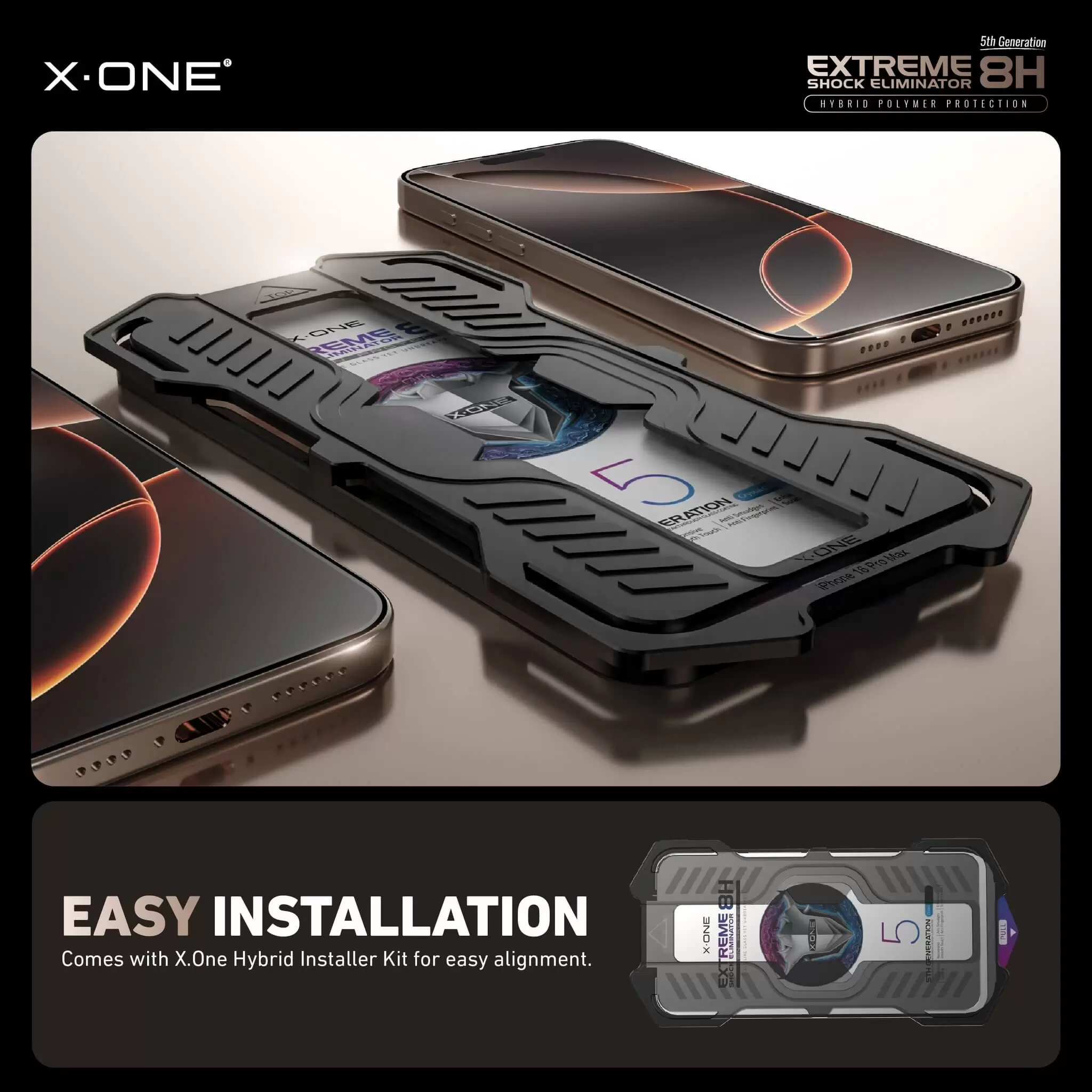Extreme Shock Eliminator 8H with installer kit - Matte Gaming