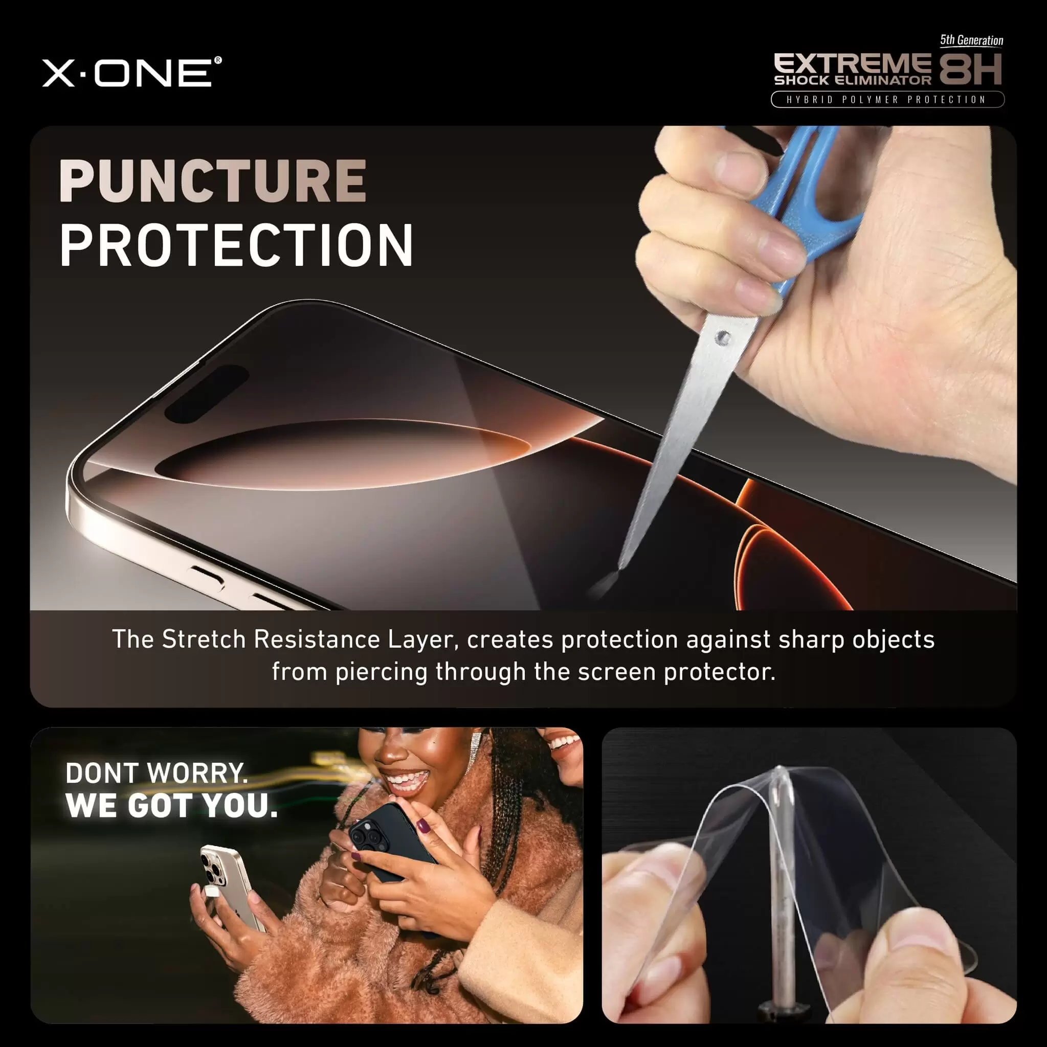 Extreme Shock Eliminator 8H with installer kit - Clear HD