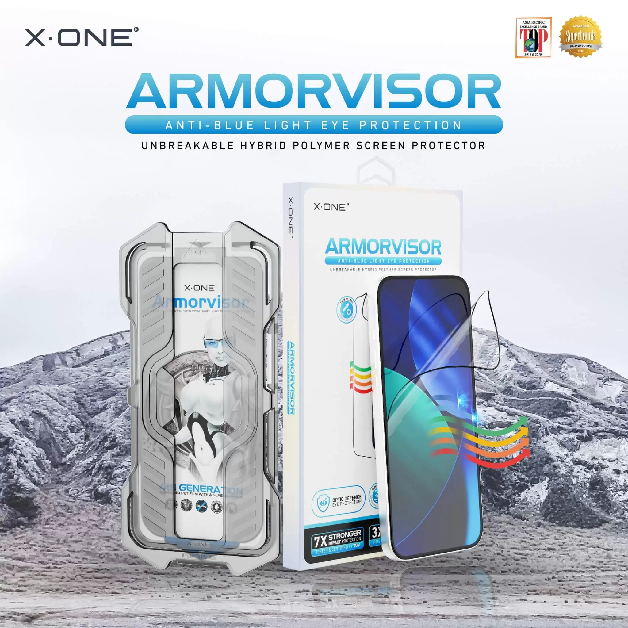 Armorvisor with installer kit