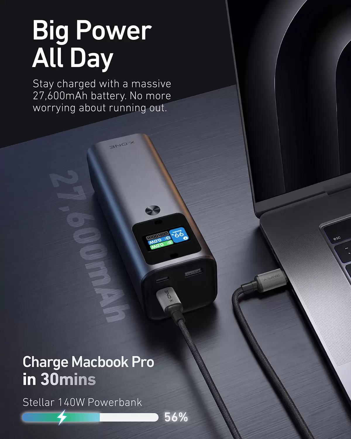 Stellar 140W 27600mAh Powerbank