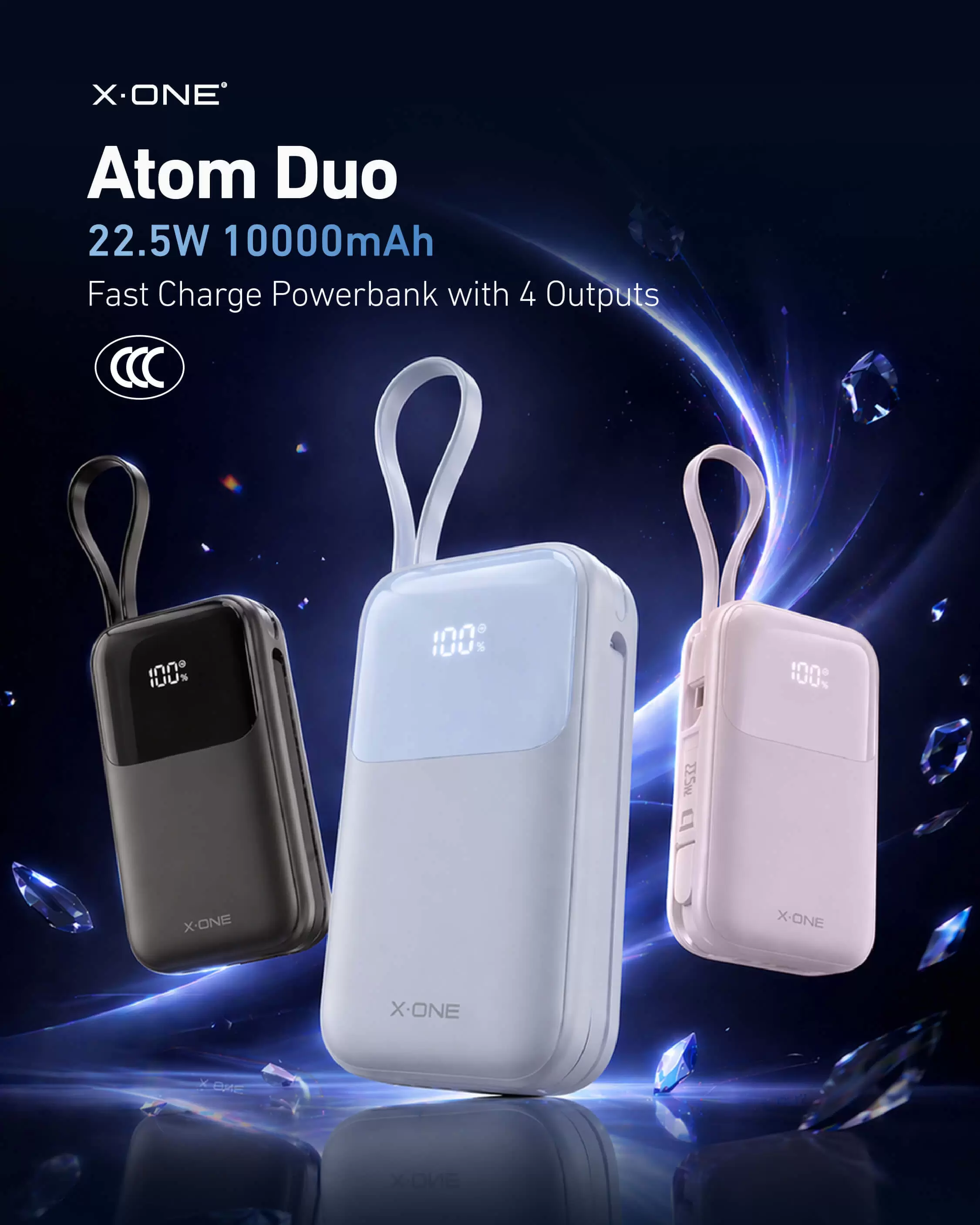 Atom Duo 22.5W 10000mAh Powerbank