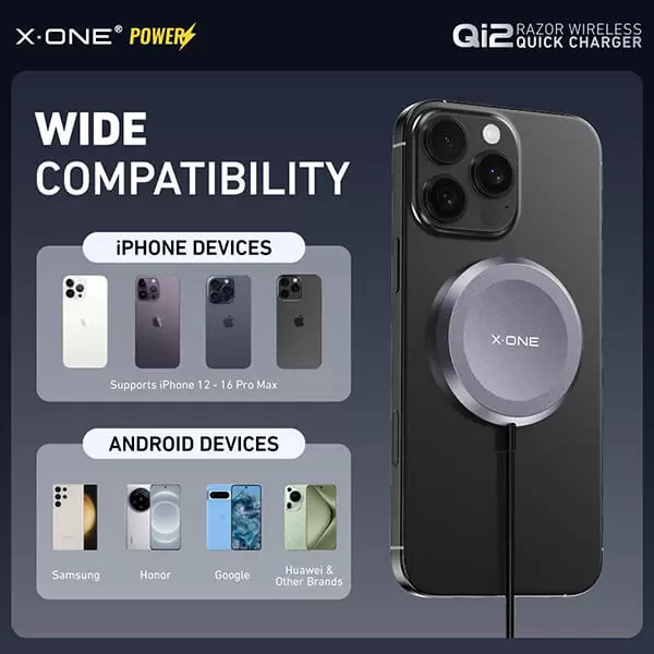 Qi2 Razor Wireless Quick Charger