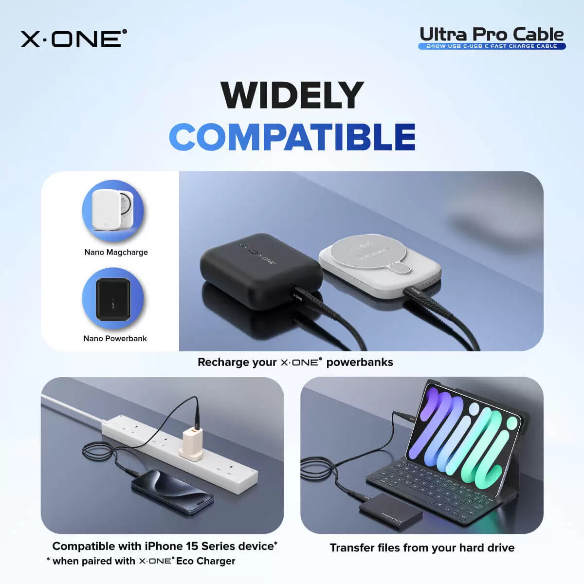 Ultra Pro Cable 240W C to C