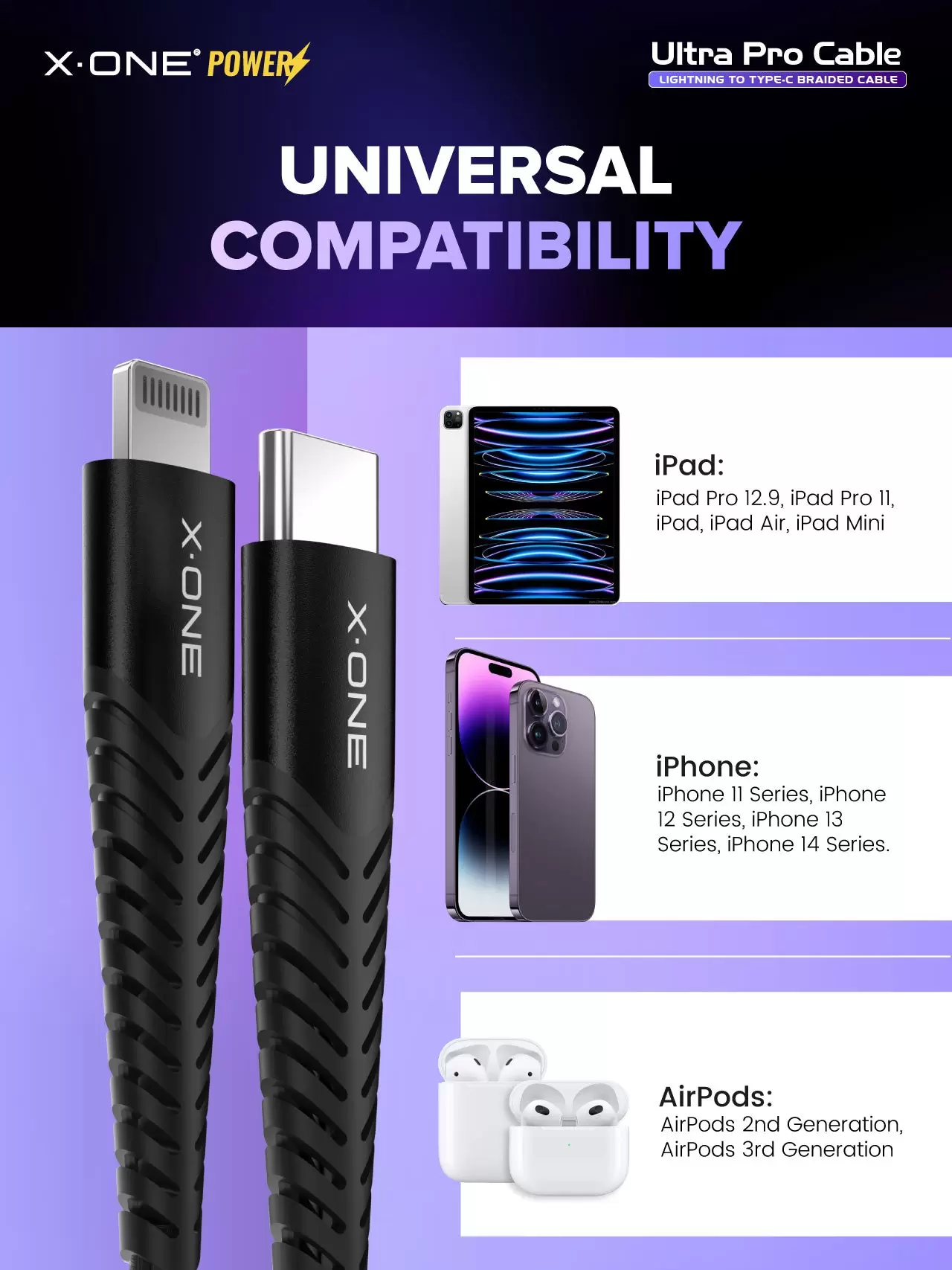 Ultra Pro Cable - C to Lighting